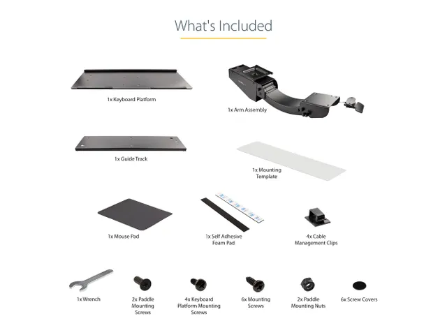 Uitschuifbare Bureau Toetsenbordlade