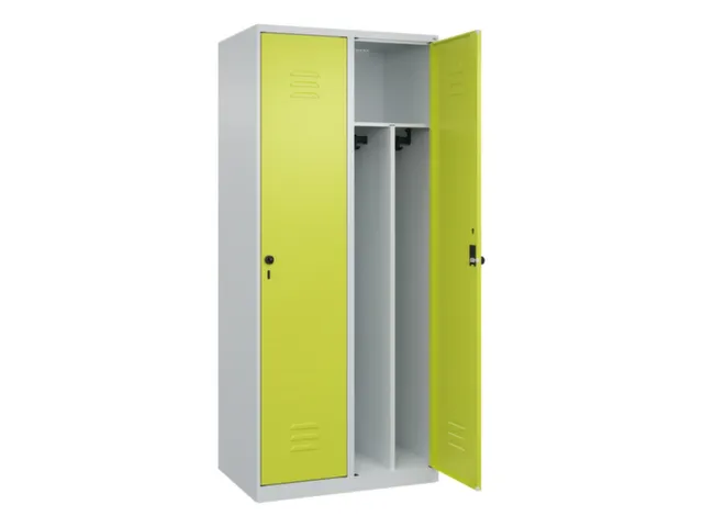 locker voor scheiding van kleding,HxBxD 1850x800x500mm,2vak