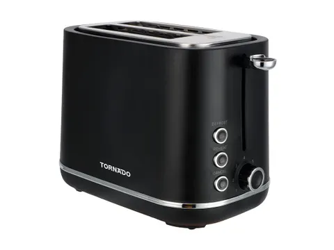 TTA-1430-GS Broodrooster in retro design voor 2 sneetjes 850W Zwart