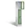 Lockerkast 1800x320x500mm 1x3 vakken Cilinderslot, Sokkel, RAL6011