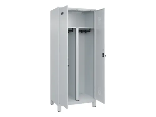 PBM-locker,HxBxD 1950x800x500mm,2vak,vak B 400mm,draaigrendel