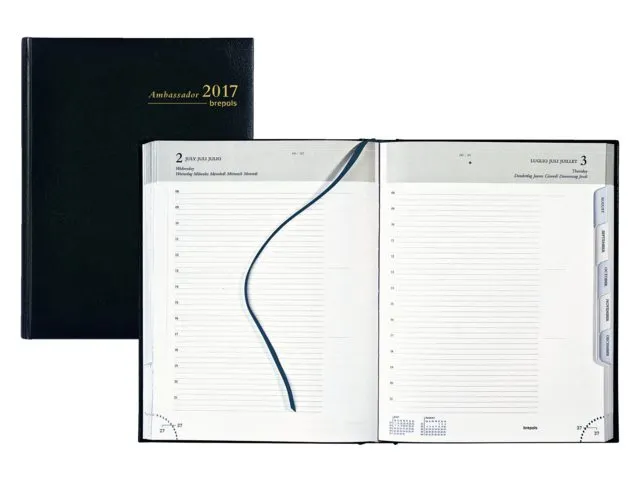 Agenda 2027 Brepols Ambassador Lima 1dag/1pagina zwart