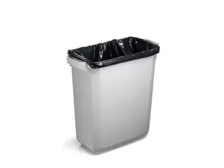 Rechthoekige Afvalbak Durabin 60 Liter Wit - 2