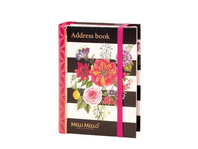 Adressenboek Paperclip Melli Mello A6 80vel 100gr