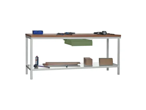 Werkbank 900x2000x700mm 1lade Frame/behuizing Ral7035 Front Ral6011