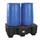 PE-opvangbak,v. 2x200l vat,opvangvol. 236l,HxBxD 440x1300x750mm