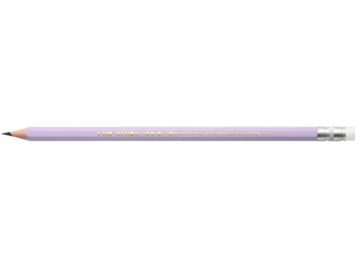 Potlood Bic HB met gom pastel assorti blister 5 stuks