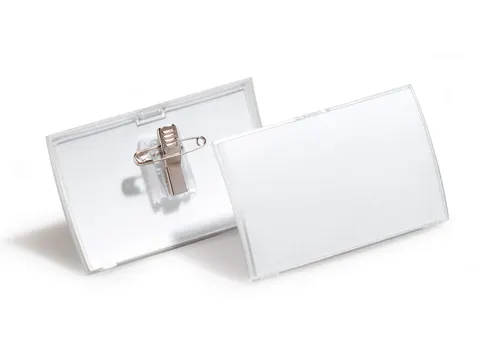 Badge Durable 8211 Click Fold met combiklem 40x75mm Voordeelbundel