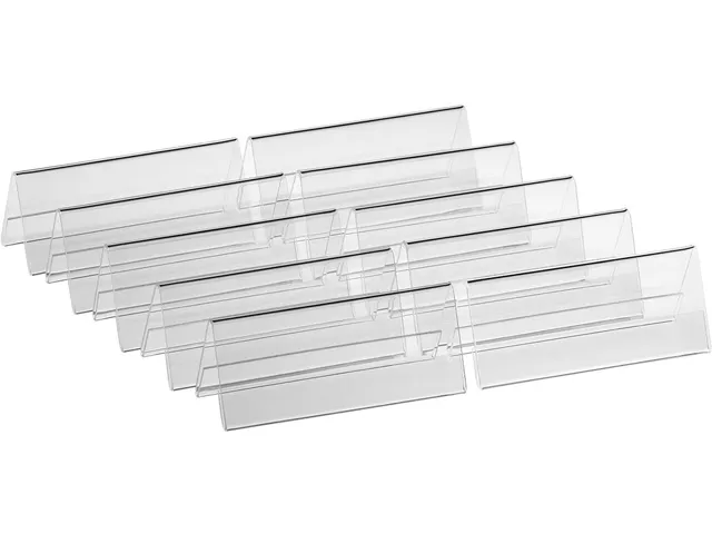 Naamhouder 2-Zijdig L-Model 105×40mm Set van 10