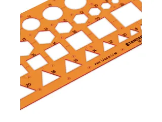 Sjabloon Standardgraph gecombineerd cirkels, hexagon, vierkant en tria - 4
