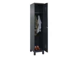 locker,HxBxD 1950x400x500mm,1vak,vak B 400mm,cil.-slot,voeten