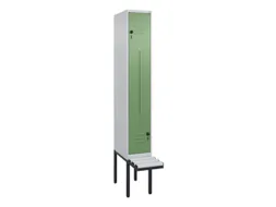 Z-garderobekast,HxBxD 2120x300x815mm,2vak,vak B 300mm,draaigrendel