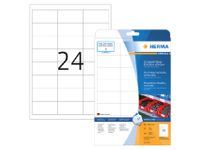 Etiket Herma 4573 66x33.8mm Folie Wit 480 stuks