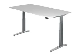 bureau assis-debout à régl. de haut. élec. HxlxP 650-1290x2000x1000