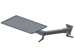 universele plank m. dubbele scharnierarm,v. paktafel,BxD 300x496mm