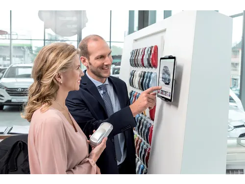Tablethouder Durable voor aan de wand