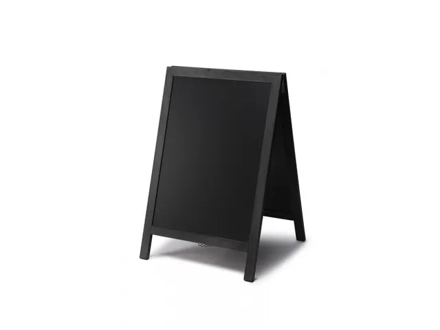 Krijtstoepbord Zwart 55x85cm