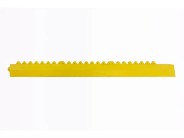 rand,v. vloerbeschermingsmat,module,aansluiting male,LxB 965x65mm,geel