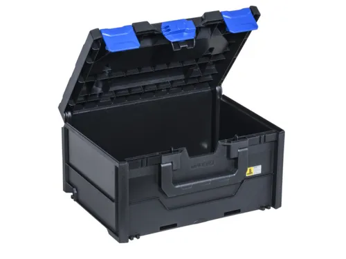 Assortimentskoffer,HxBxD 215x396x296mm,ABS,koffer zwart