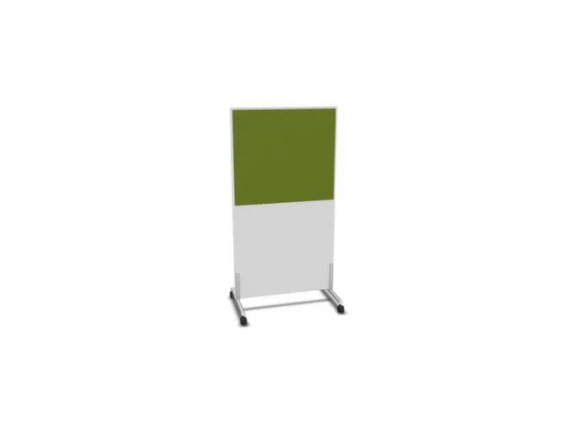 scheidingswand,HxB 1545x800mm,Bl-wit,BN7048-groen