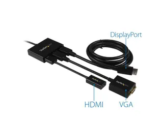 Displayport Naar Displayport Multi Monitor Splitter 3-Poorts Mst Hub - 2