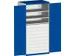 armoire modulaire,HxlxP 2000x1050x650mm,3xtablette en acier,9tiroir(s)