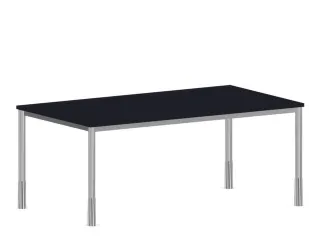 In hoogte verstelbaar bureau,HxBxD 720-840x1800x1000mm,CC-zwart - 2