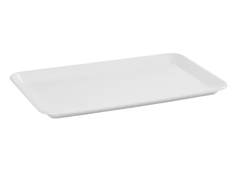 Vitrineschaal 30 cm Wit