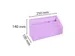 Trieur vertical / porte lettres 3 compartiments carton Aquarel - Coule