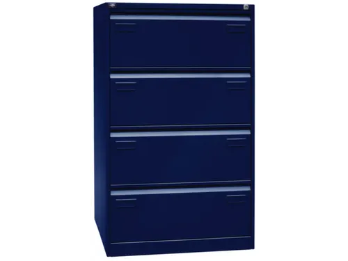 hangmappenkast,HxBxD 1321x800x622mm,4hangmappenframes,twee banen