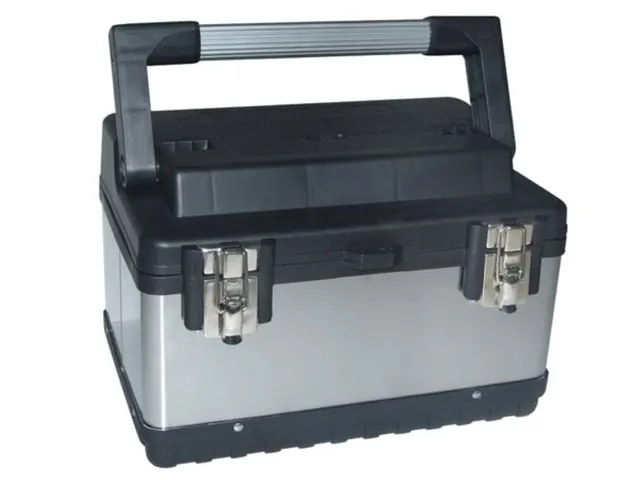 Gereedschapskoffer Roestvrij Staal 380x270x225mm 23 Liter