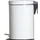 pedaalemmer,3l,HxØ 270x167mm,binnenbak kunststof,romp metaal wit