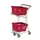 miniwagen,draagverm. 60kg,2etage(s),HxLxB 975x560x260mm,gegalvaniseerd