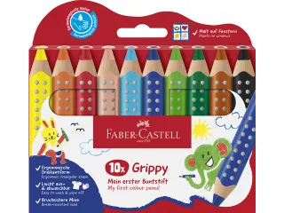 Kleurpotlood Faber-Castell Grippy XXL Jumbo etui 10 stuks - 2