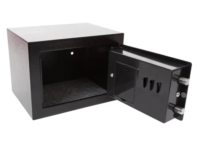 Elektronische Kluis 17x23x17cm 4.6 Liter Zwart