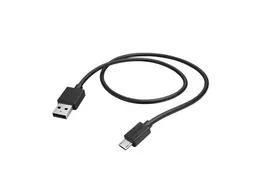 Kabel Hama USB-A - micro-USB 2.0 1 meter zwart