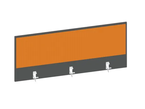 baliepaneel bureau aanbouw achter MS-donkergrijs BN3005-geel 1200mm