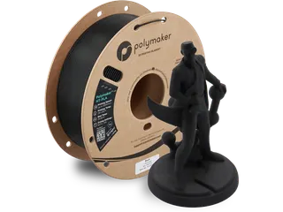 3d Filament HT-PLA 1,75mm Zwart 1kg - 1