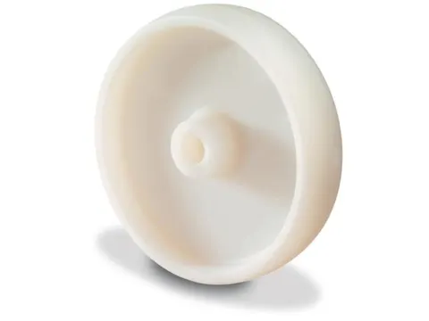 wiel,draagverm. 200kg,ØxB 150x40mm,kunststof-banden,glijlager