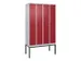 locker voor scheiding van kleding,HxBxD 2120x1200x500mm,4vak