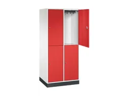 grootvolume garderobekast,HxBxD 1950x820x600mm,2x2vak.,vak B 360mm