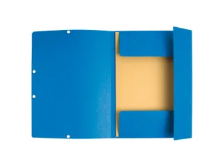 Elastomap Exacompta Clean'Safe 3-kleppen glanskarton blauw - - 9