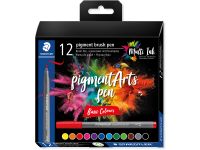 Pigment Arts brush pen etui 12st Basic Col