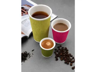 Beker porselein Les Artistes Paris 450ml met siliconen Groen - 6