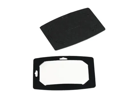 Naambadge 54x90mm Gerecycled Papier Zwart