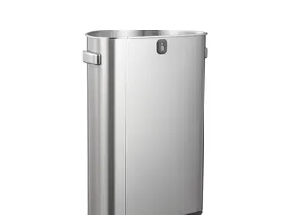 Afvalbak Urban half rond 80 Liter Mat RVS - 3