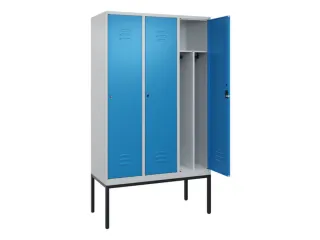 locker voor scheiding van kleding,HxBxD 2120x1200x500mm,3vak - 2