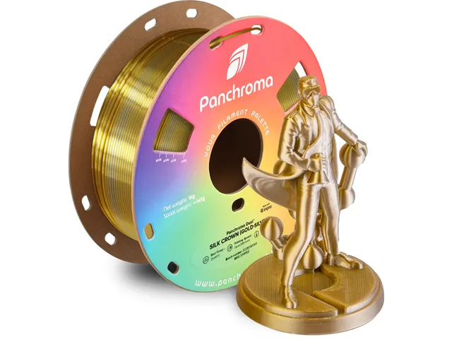 PLA Dual Silk 1,75mm goud-zilver 1kg Panchroma 3D Filament