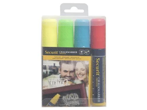 Krijtstift Securit Sma-720 Blok Assorti 7-15mm Blister à 4st