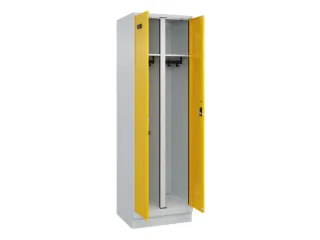 locker voor scheiding van kleding,HxBxD 1950x600x500mm,2vak - 1